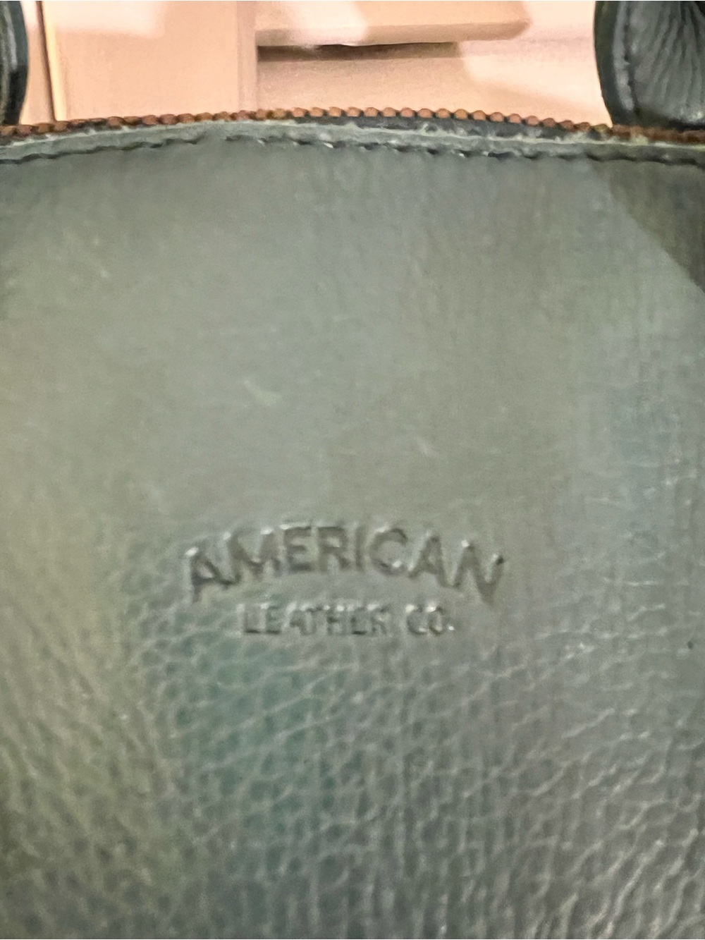 New American Leather Co. Carrie Dome Satchel/crossbody dark teal - Picture 6 of 16